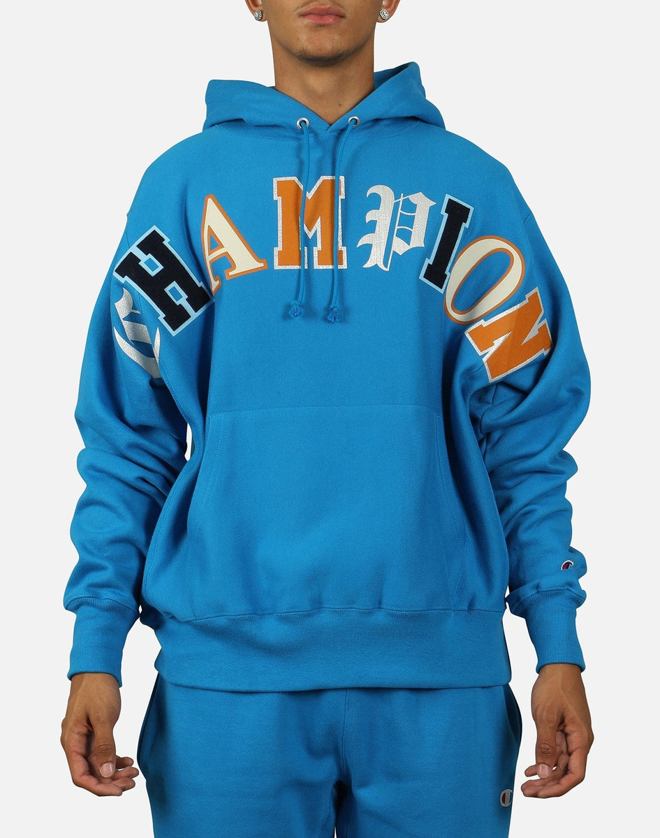 champion reverse weave hoodie grade school