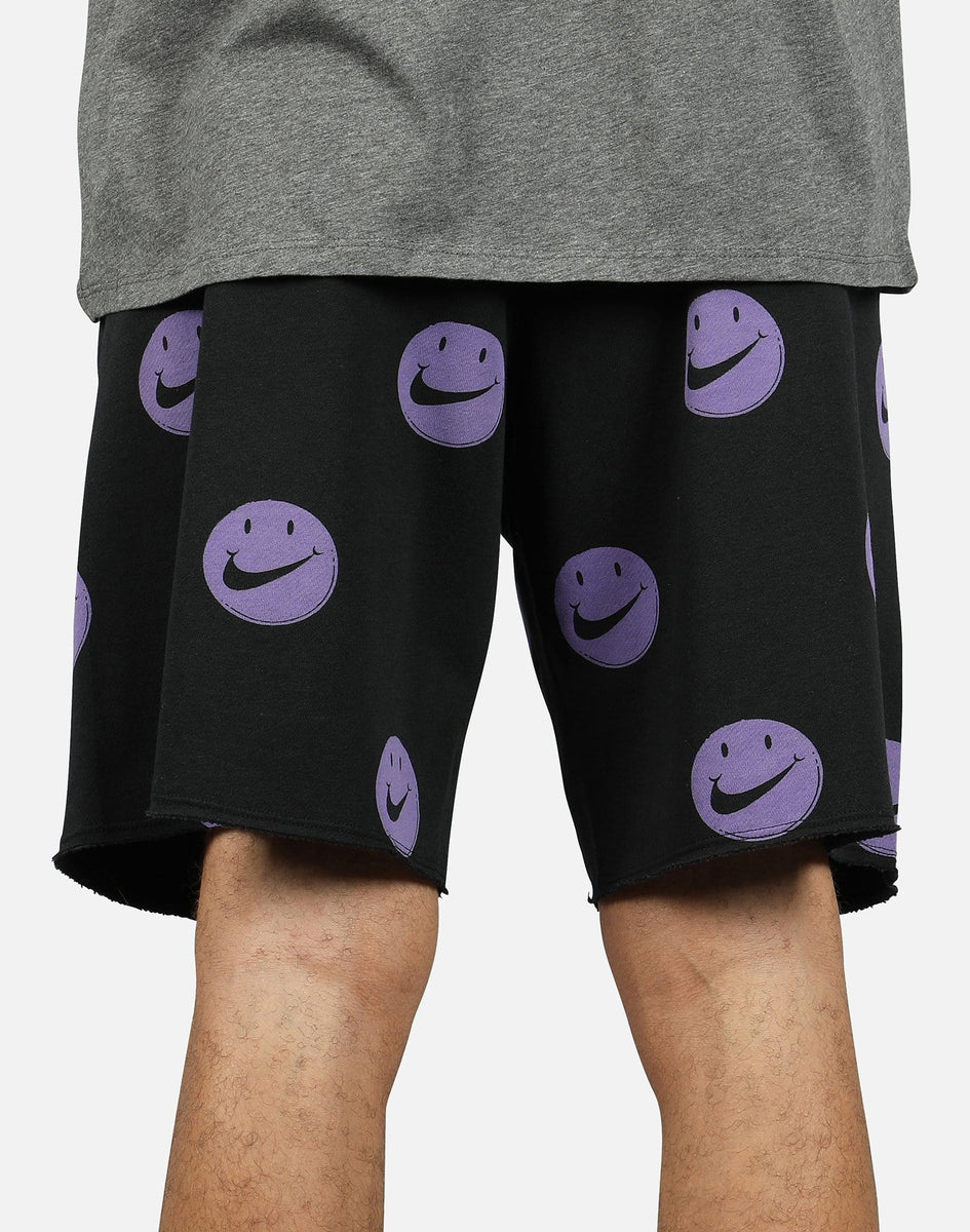 smiley face nike shorts