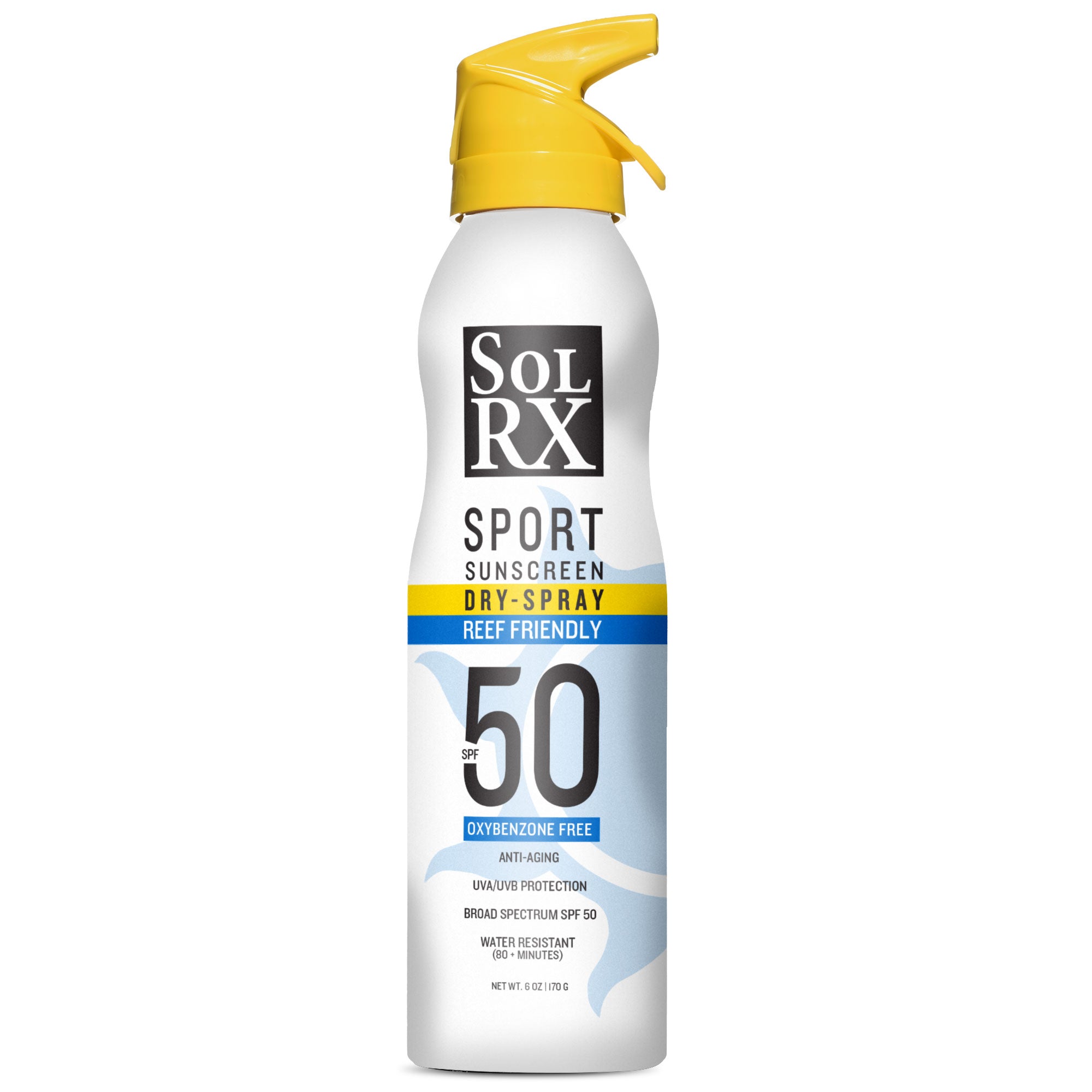 SolRX SPRAY SPF 50 Sunscreen - Continuous Spray Can (6oz.) – SolRX Sunscreen