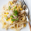 Mexcian Green Chile Chicken Noodles