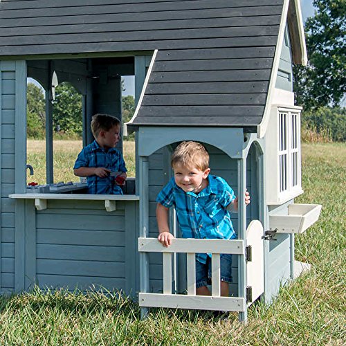 Backyard Discovery Spring Cottage Cedar Playhouse Saleswholesale Com