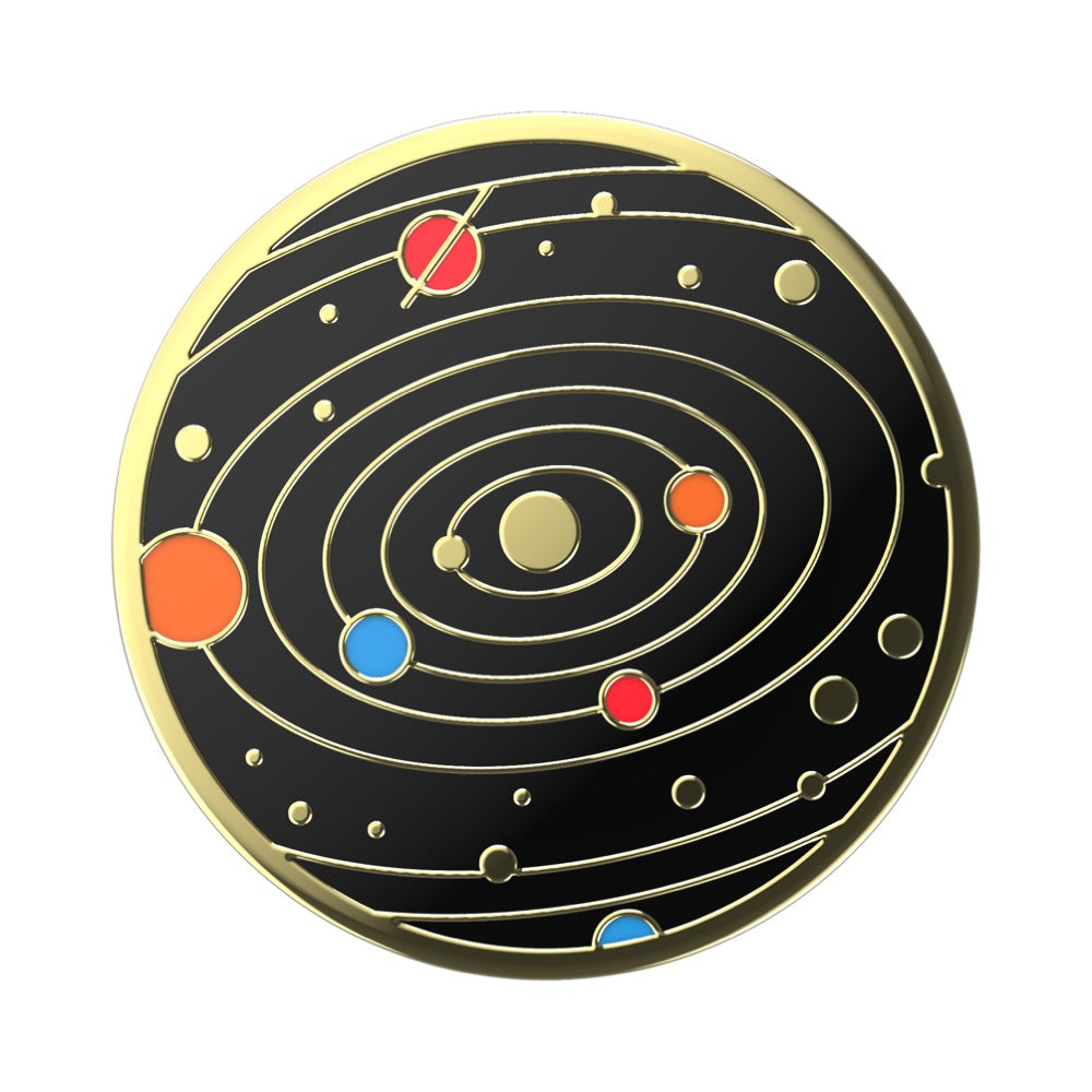 Swappable Enamel Solar Flare Black, PopSockets