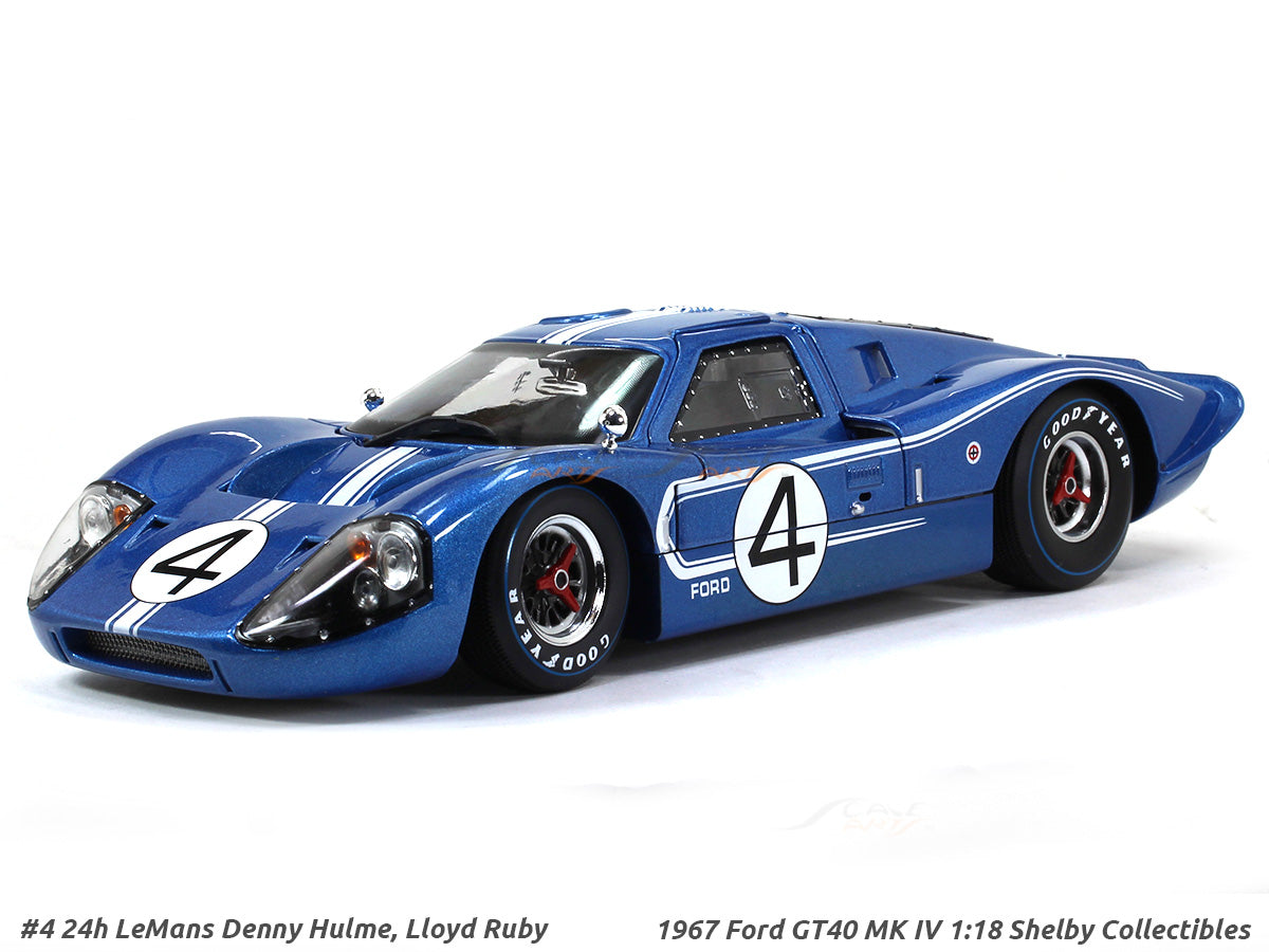 1967 Ford GT40 MK IV #4 1:18 Shelby Collectibles diecast scale model c