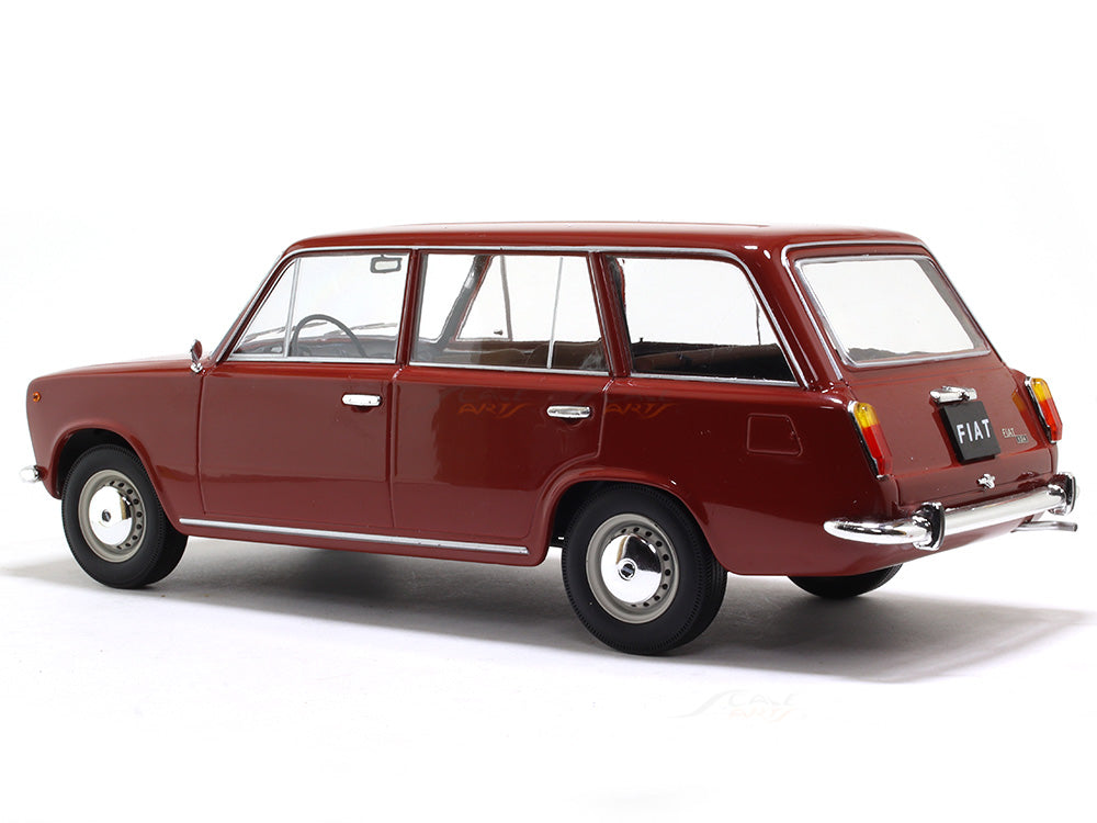 1968 Seat / Fiat 124 Familiare red 1:18 Triple9 diecast scale model car  collectible | Scale Arts India