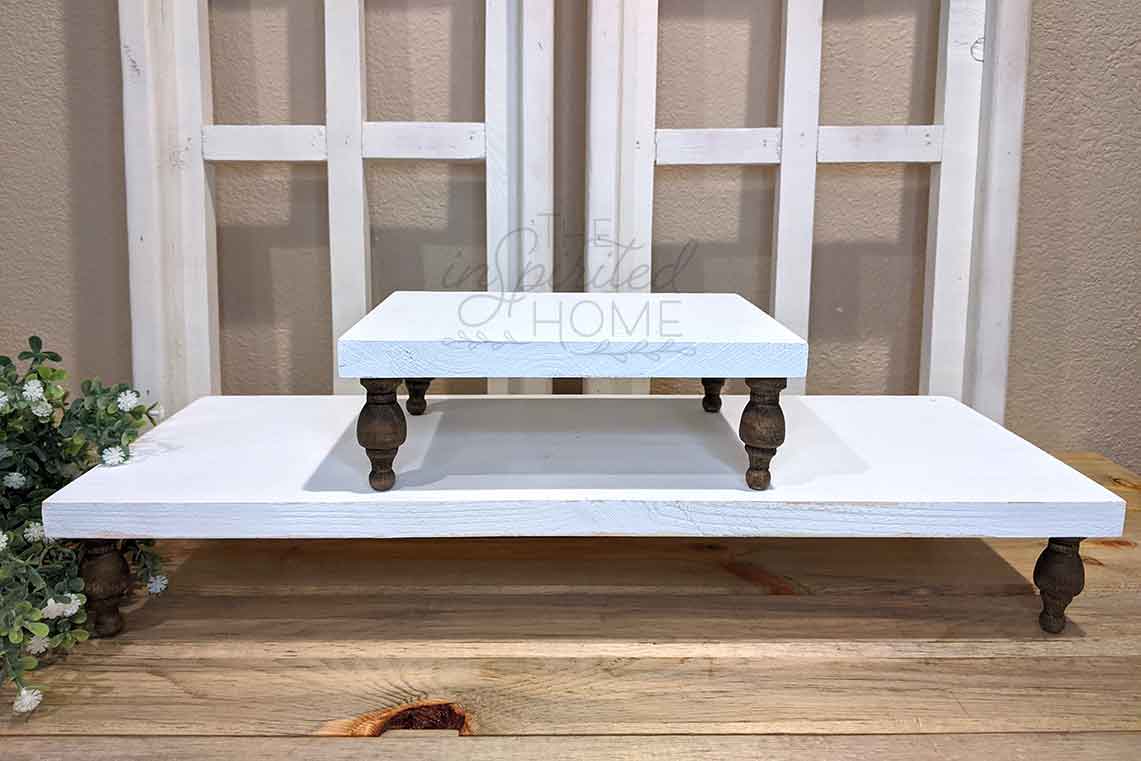 Details about   Rustic Farmhouse Country Large Wood Riser Display Table Centerpiece Stand 