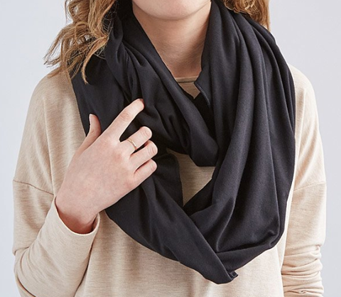 infinity scarf travel pillow