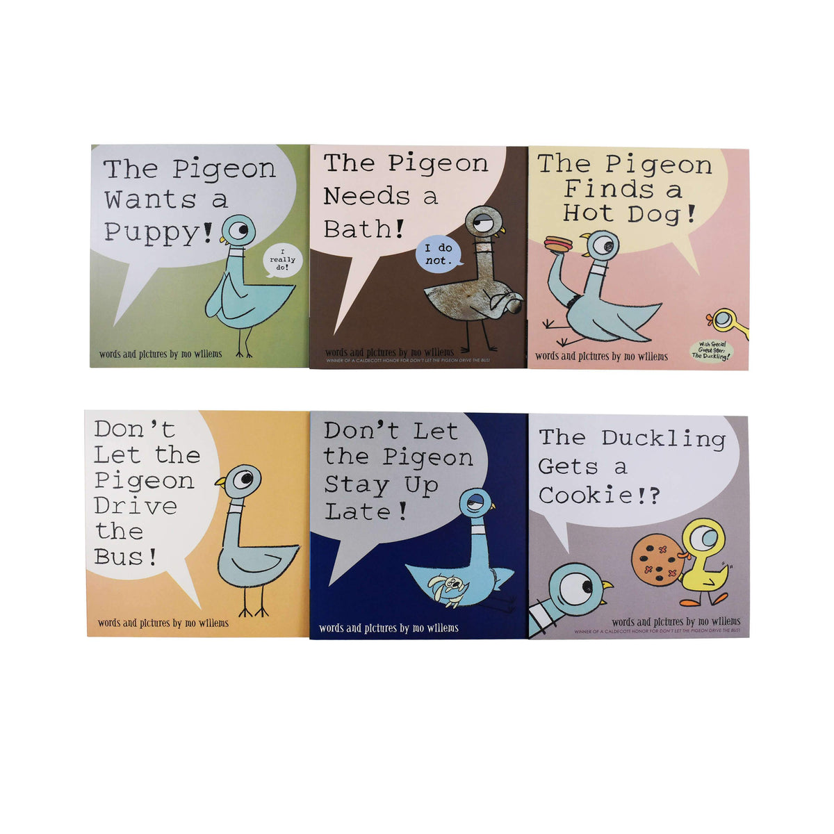 Don't Let the Pigeon Series 6 Books Collection Set By Mo Willems Age