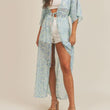 Load image into Gallery viewer, Flask and Field Kimono - Multi Blue