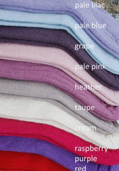 Alpaca bed socks colours