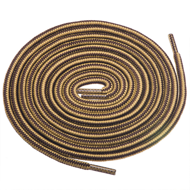 Birch 1/5 Thick Tough and Heavy Duty Round Boot Shoelaces for Boots and Hiking Shoes. 