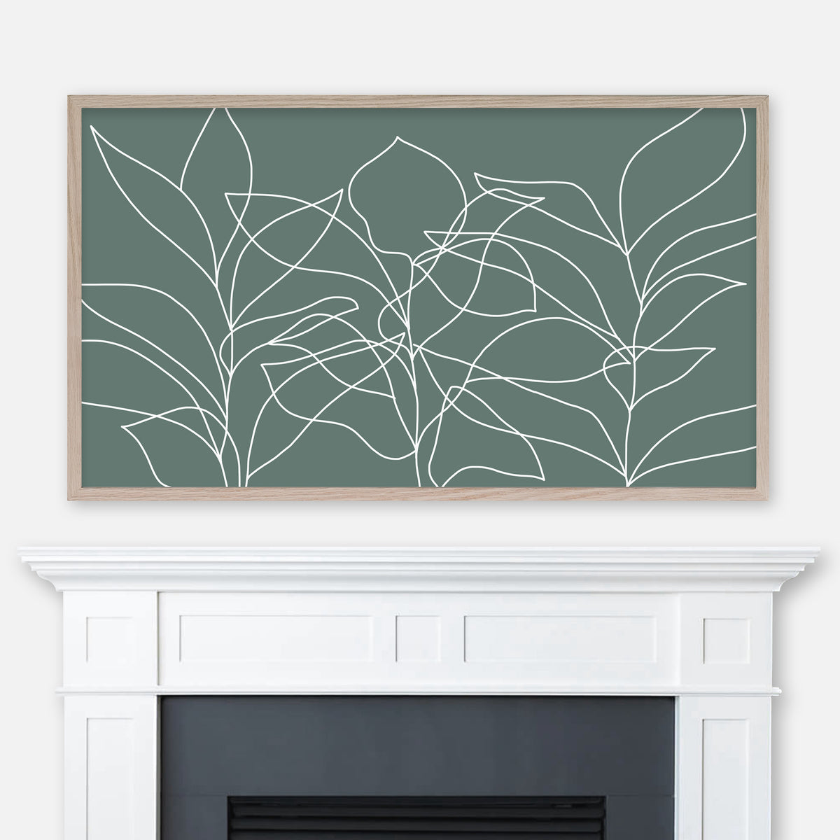 The Frame TV Art • Plant • Line Art • Botanical • Instant Digital Home Decor • Hygge Illustration• Nature • Natural  • Minimalist