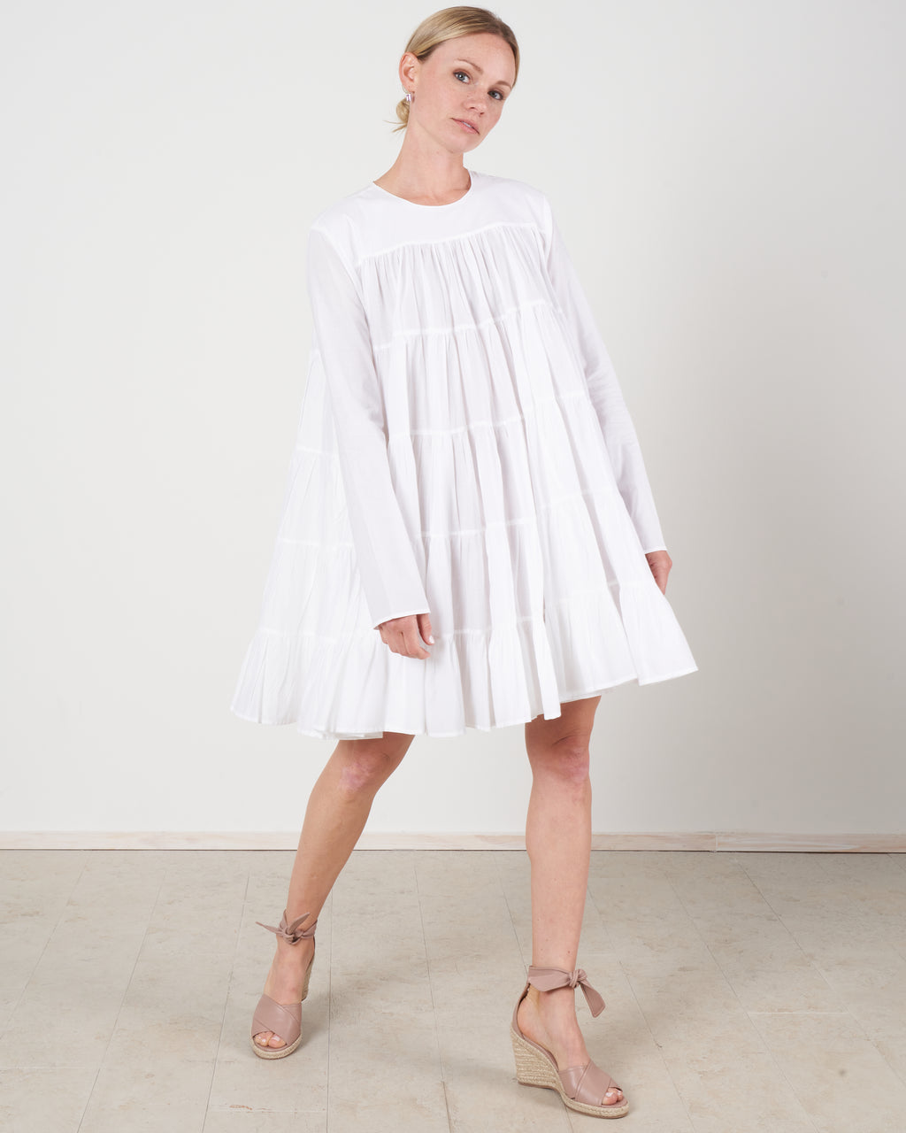 soliman dress - white