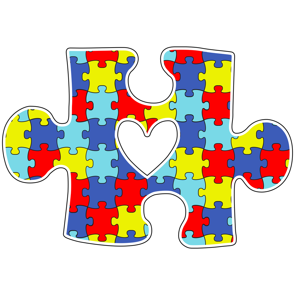Autism Puzzle Piece Printable Printable Word Searches