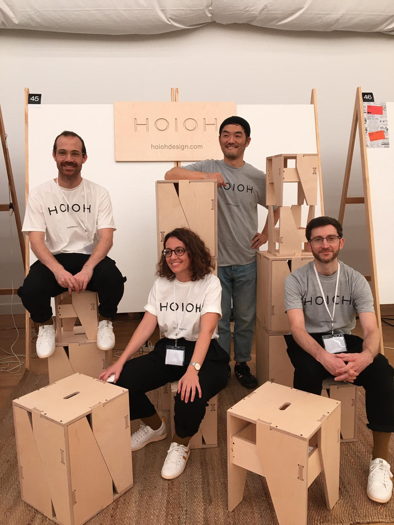 Hoioh team at the Design Market 2019