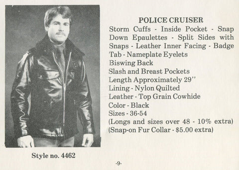 vintage leather police jacket, david taylor leather jacket