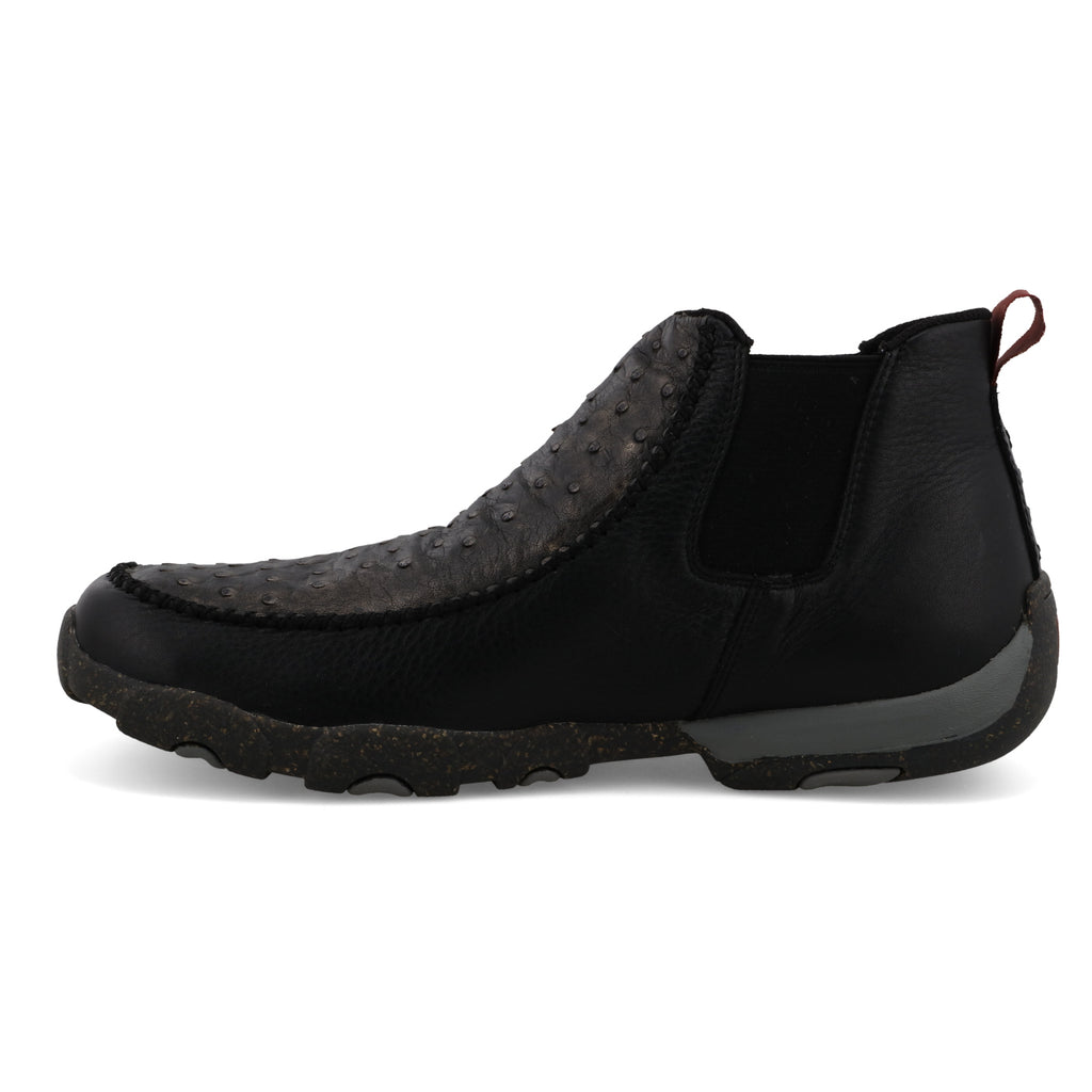 Men's Twisted X Chelsea Black Driving Moc | Let's Ride Boots and Apparel