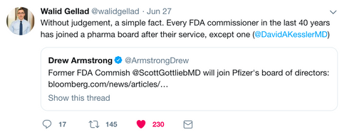 Walid Gellad on FDA Revolving Door