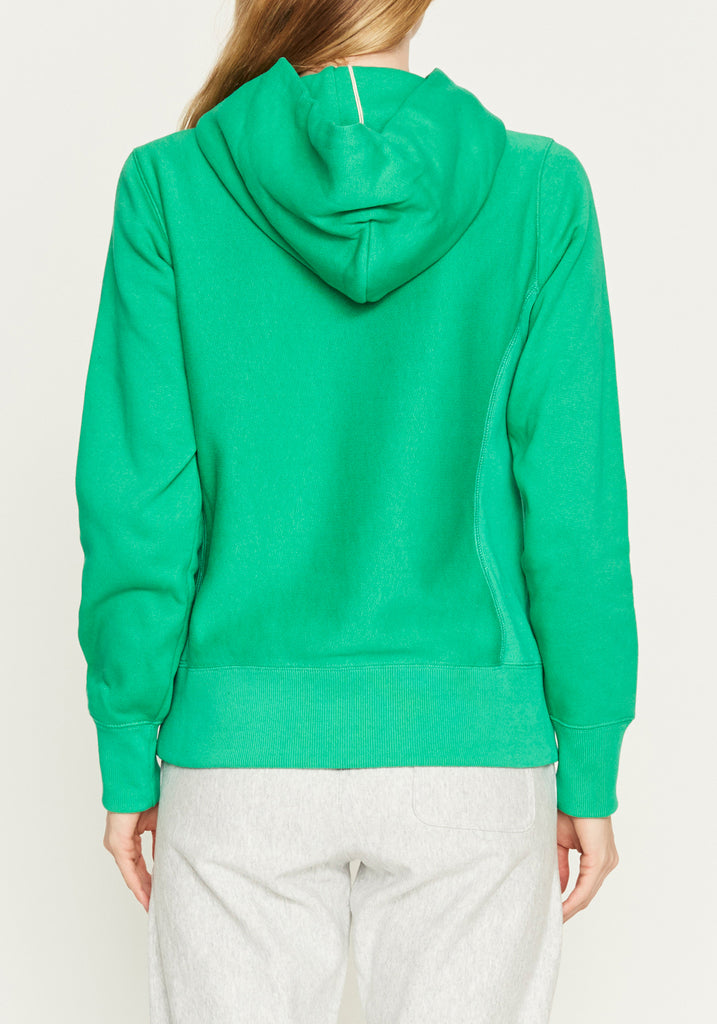 bright green champion hoodie