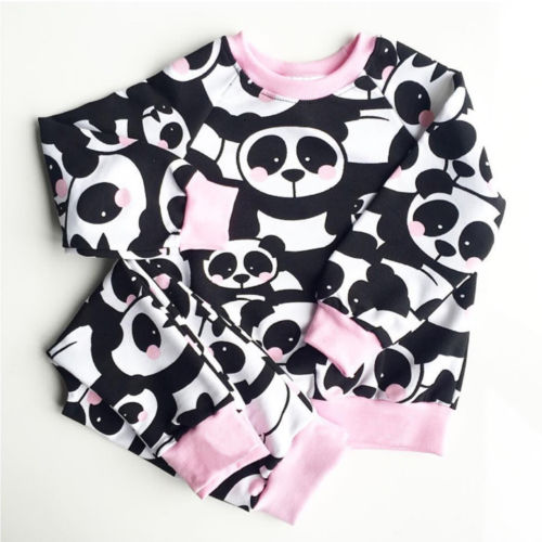 baby panda outfit set