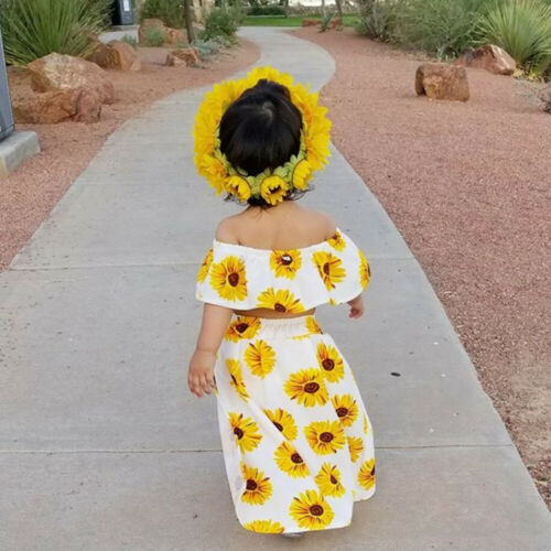 baby girl sunflower dress