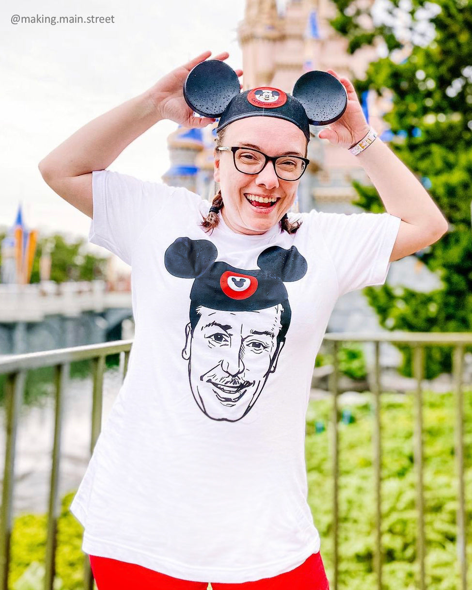 *RTS, Walt in Mickey Ears Tee, Size 2X