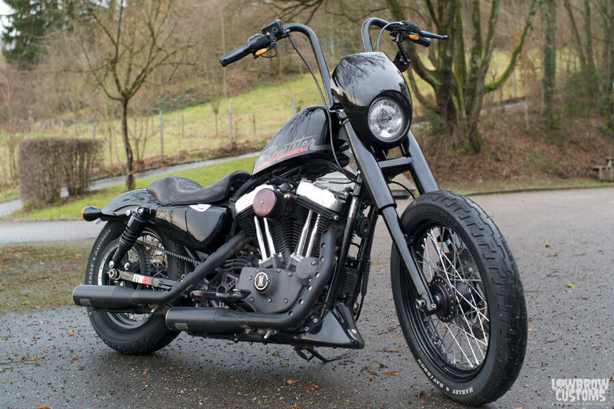 Lowbrow Customs 39mm Fork Shrouds on motorcycles-5