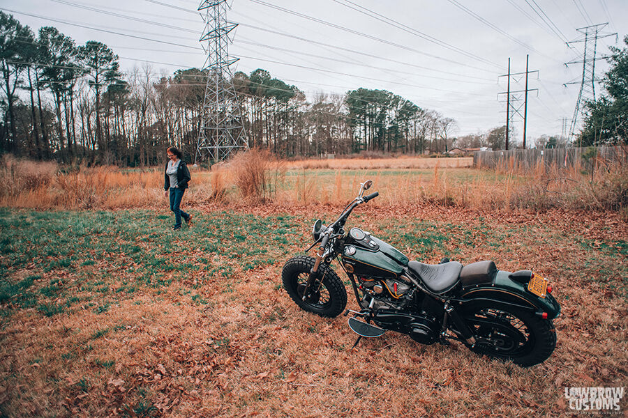 Lowbrow Customs Spotlight-Annette LaRue's 1958 Harley-Davidson FLH Duo Glide Panhead-Liam Kennedy Photos-16