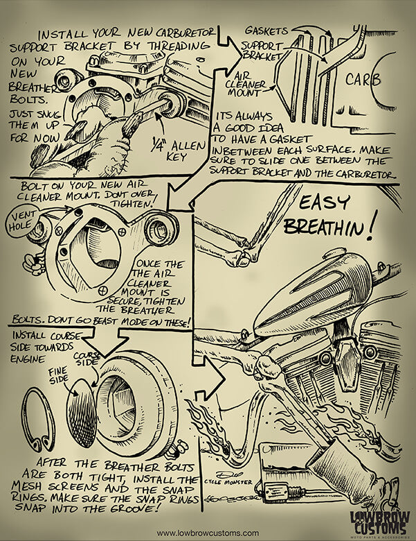 Lowbrow Learnins: How-To Install Lowbrow Customs Breather Bolts-3