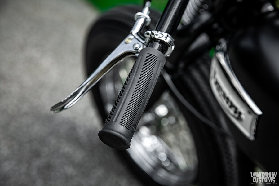 Lowbrow Customs Beck Grips and EMGO Clutch Lever.