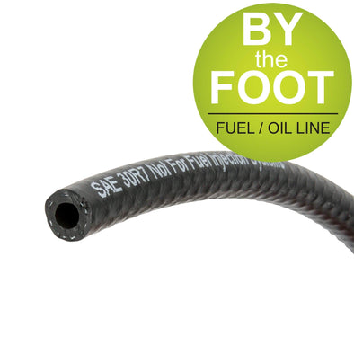 1/4 inch Black Fuel / Oil Line - By The Foot