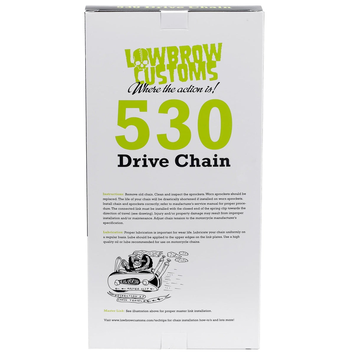 #530 88-Links Chain with Master Link Kandi