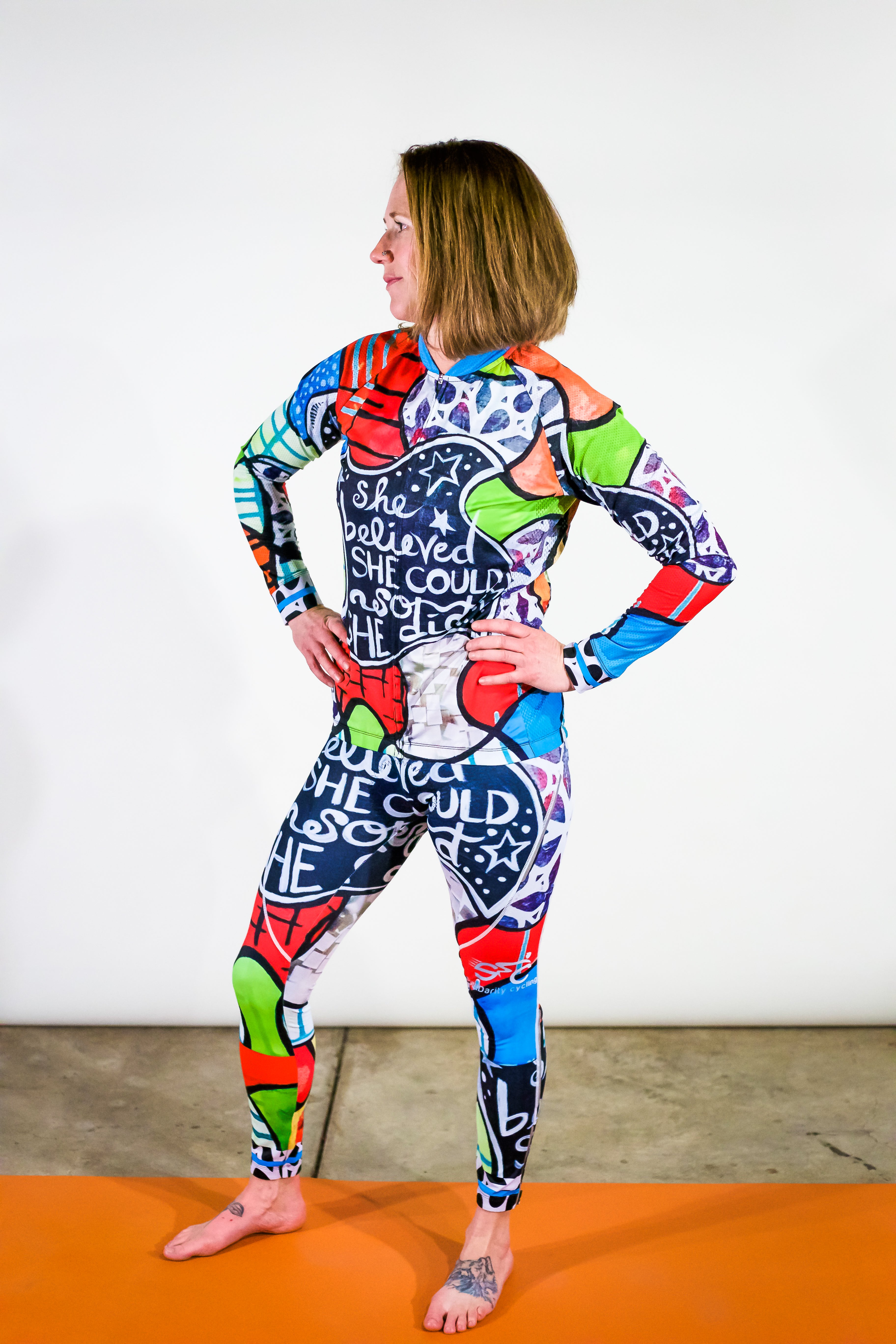 She Believed Long Sleeve Kit by SOLIDarity Cycling