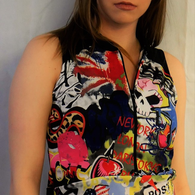 Graffiti Print by Wicked Girl Jerseys