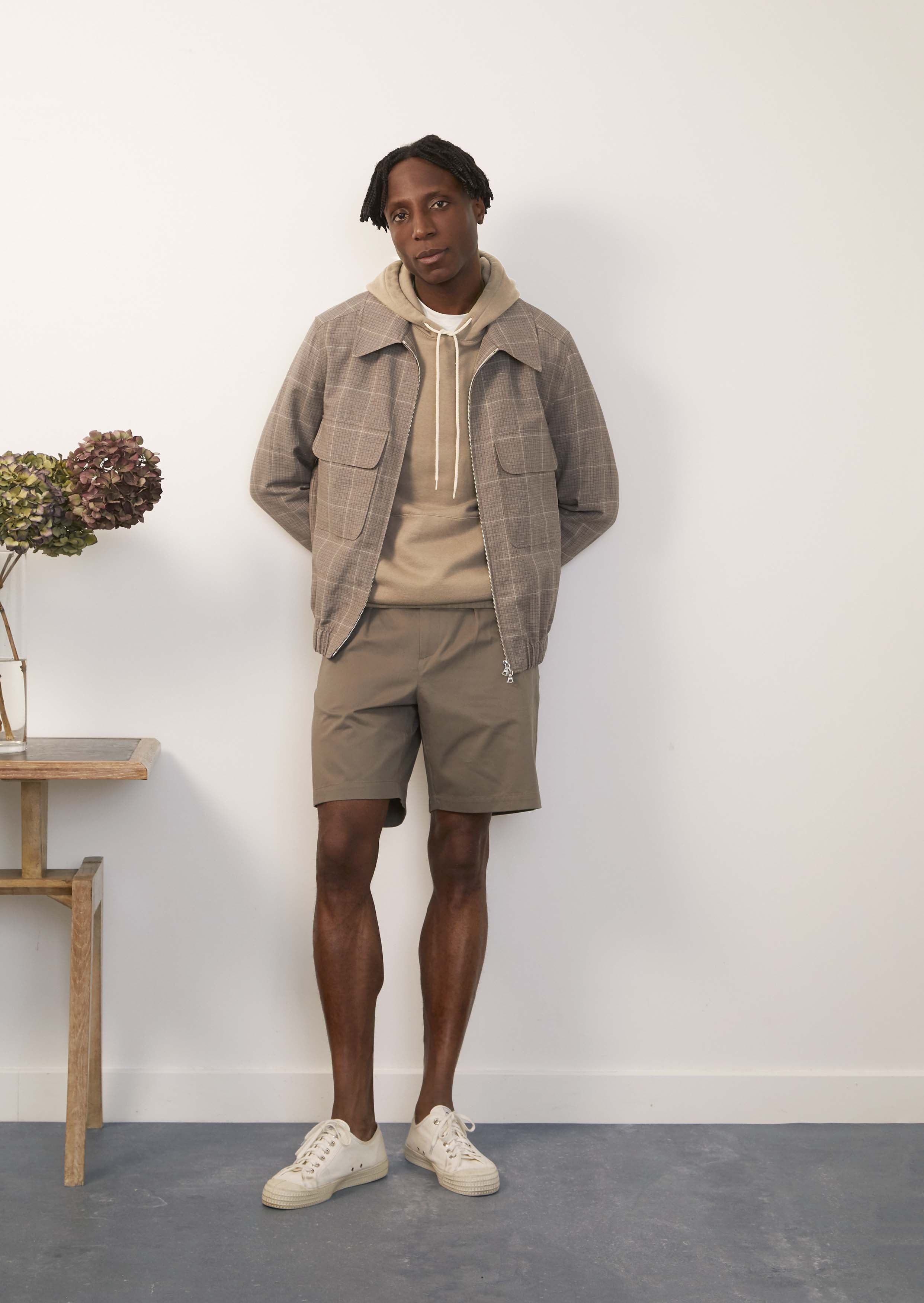 De Bonne Facture - Hoodie - Japanese cotton fleece - Putty