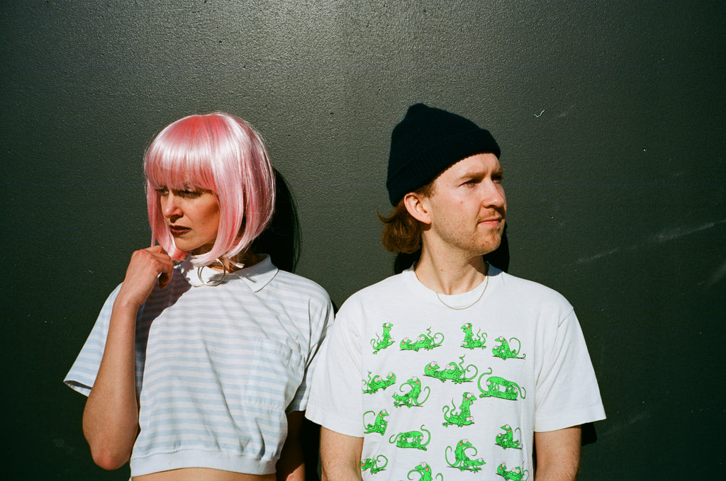 Bambi and Cole Browning of Portland-based band Reptaliens