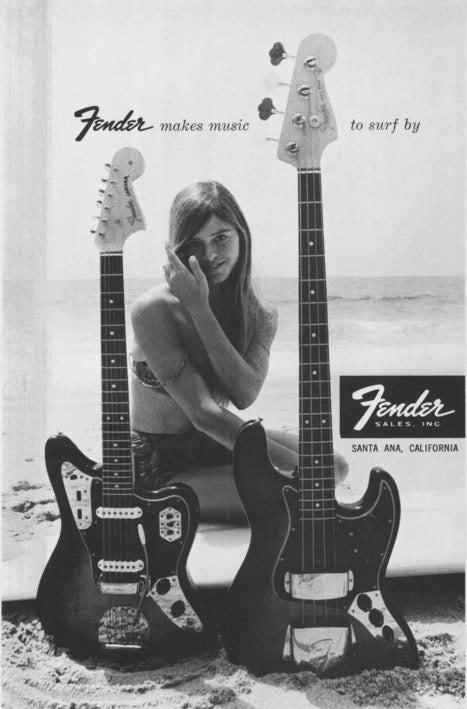 Fender beach babe ad