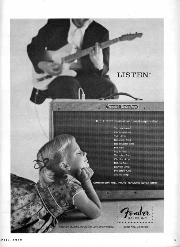 Fender Tube amp ad