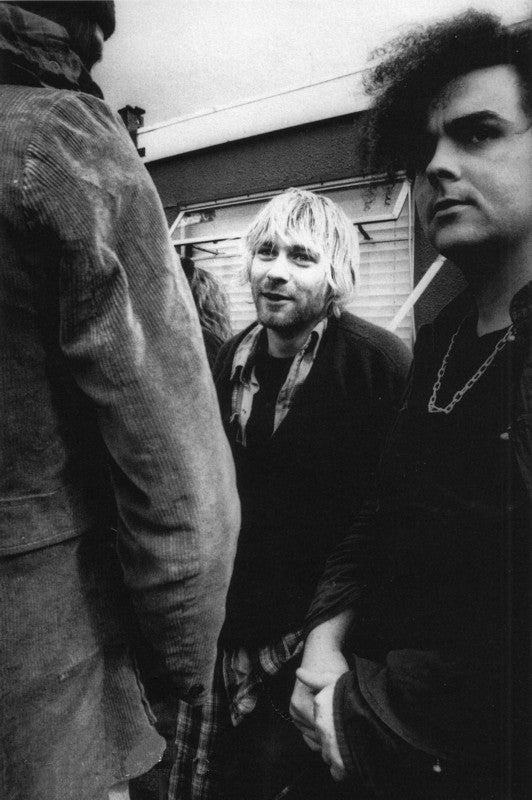 Kurt Cobain with King Buzzo