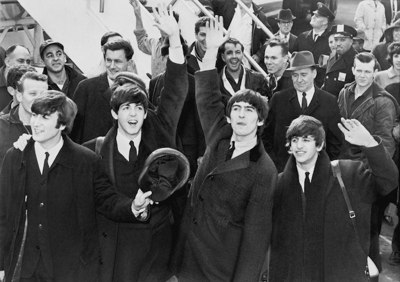 The Beatles Land in New York City, February 1964