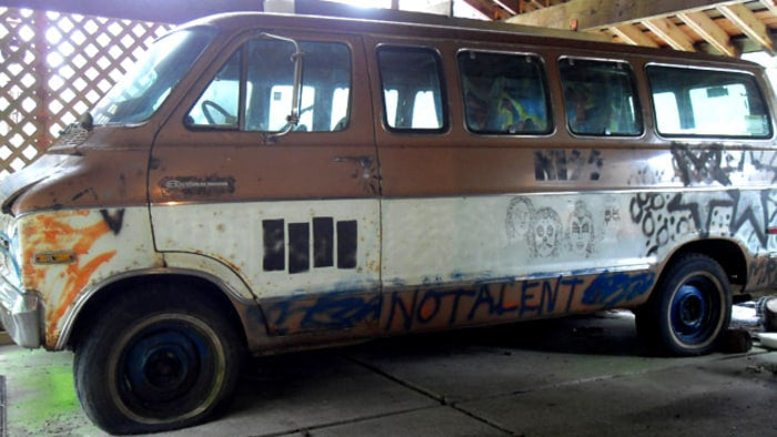 The Melvan, the Melvins first tour van