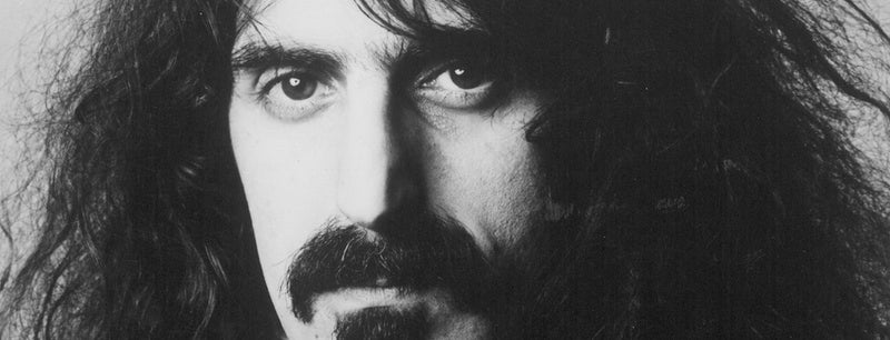Close up portrait of Frank Zappa