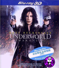 Underworld Awakening 2D + 3D Blu-Ray (2012) (Region A) (Hong Kong Version)