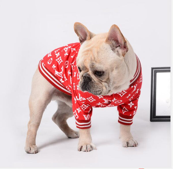 supreme lv box logo dog sweatshirt bulldog jacket – NiceyDoggy