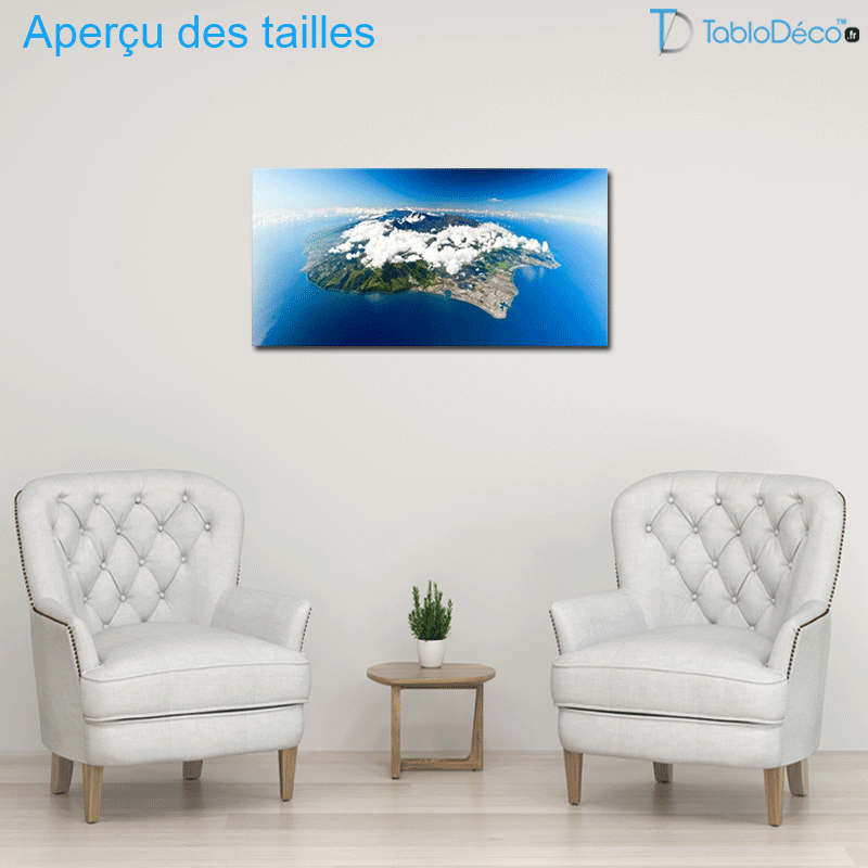 Aperçu des tailles du Tableau de l'Île Bourbon