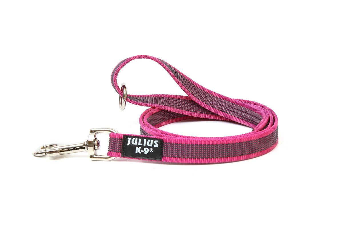 20 mm x 1 m Red-Gray Julius-K9 216GM-R-S1 Color & Gray Super-Grip Leash with Handle