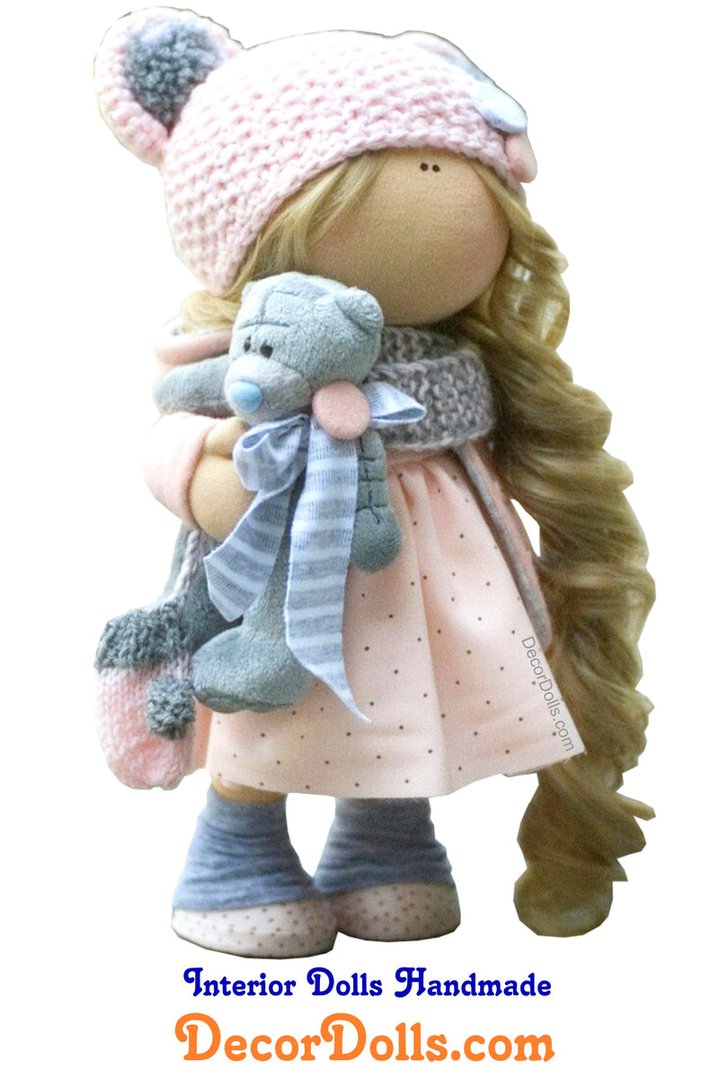 Textile doll Doll for girl Fabric doll Rag doll Interior doll Art doll Handmade  doll Miniature doll Tilda doll Cloth doll