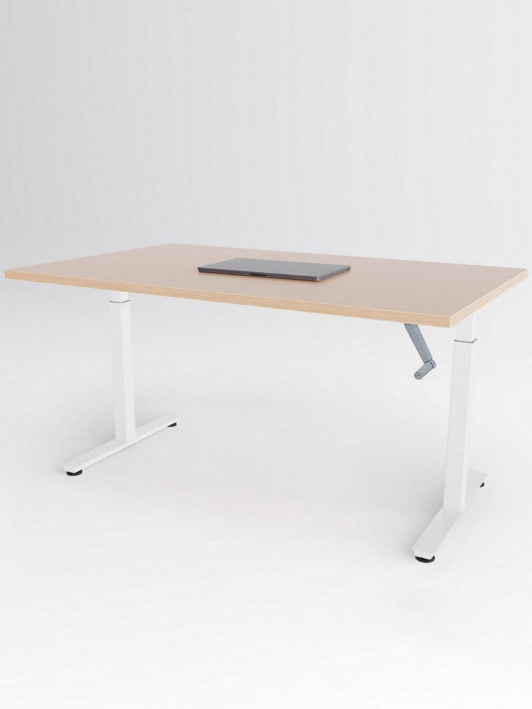 Homfa Bureau Assis-Debout Table d’Ordinateur Ergonomique Réglable en Hauteur pour Chambre Bureau Salon 65×47cm Noir 