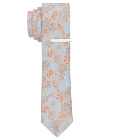 Markle Floral Tie (Taupe) 