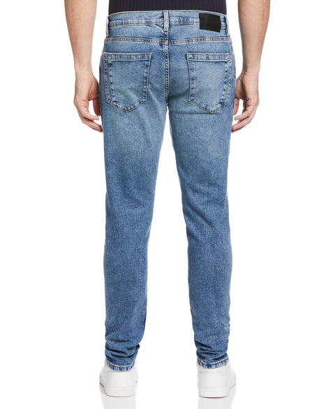 Slim Tapered Light Indigo Denim Pants (Light Indigo) 