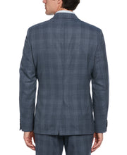 Slim Fit Plaid Stretch Wool Suit